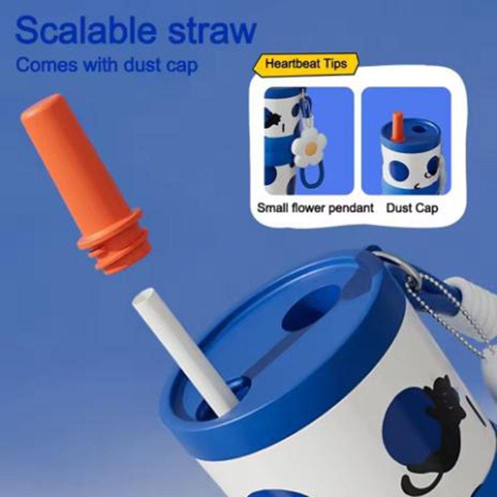 Ceramic Coated Vacuum Cup Stainless Steel Thermal Water Bottle Practical Vacuum Mug  Sports