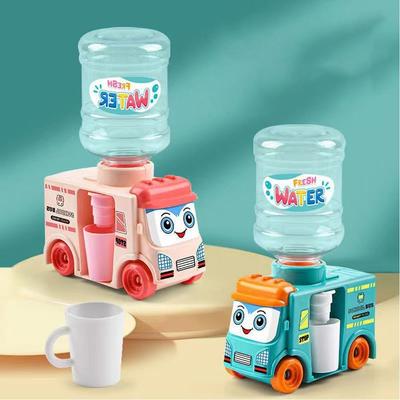Plastic Water Bottle Pump Hand Press Kitchen Toy Lifelike Mini Water Dispenser  Home