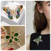 Alloy Insect Corsage Fabric Handmade Cloth Art Lapel Pins New Pin Brooch  Wedding Party Decor