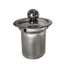304 Rostfritt Stål Teinfuser Filter Mesh Dubbelörad Teinfuser Kaffeinfuser Tebryggare Filter Te Vatten Separator