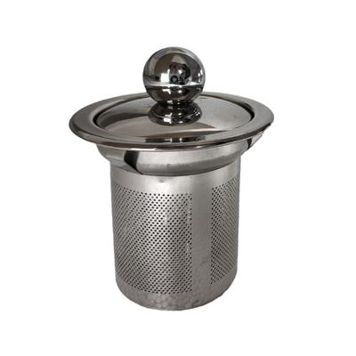 304 Edelstahl Tee-Ei Filter Mesh Doppelohr Tee-Ei Kaffee-Ei Teebereiter Filter Tee-Wasser-Separator
