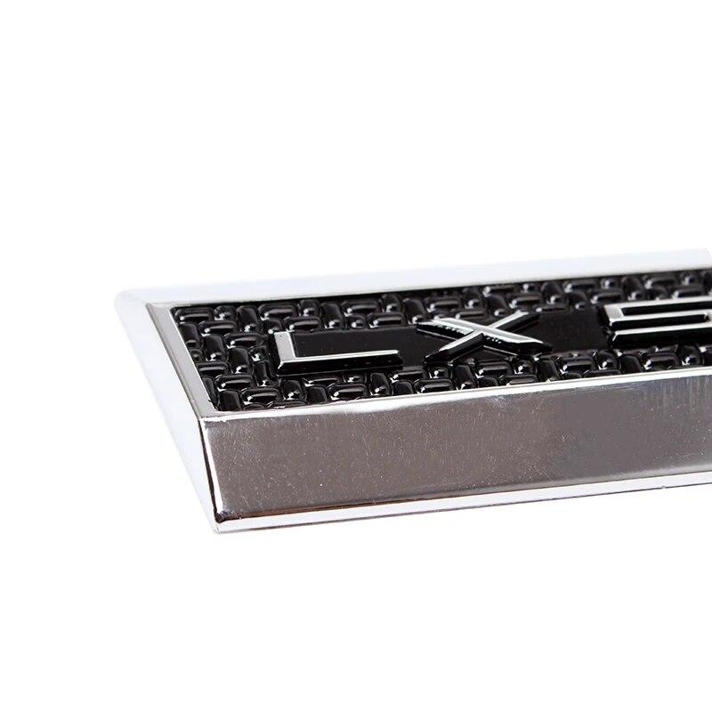 Car Door Decoration Sticker Door Side Wing Fender Badge For Lexus LX570 2016- Rear Tail Trunk Door Trim Exterior Mouldings