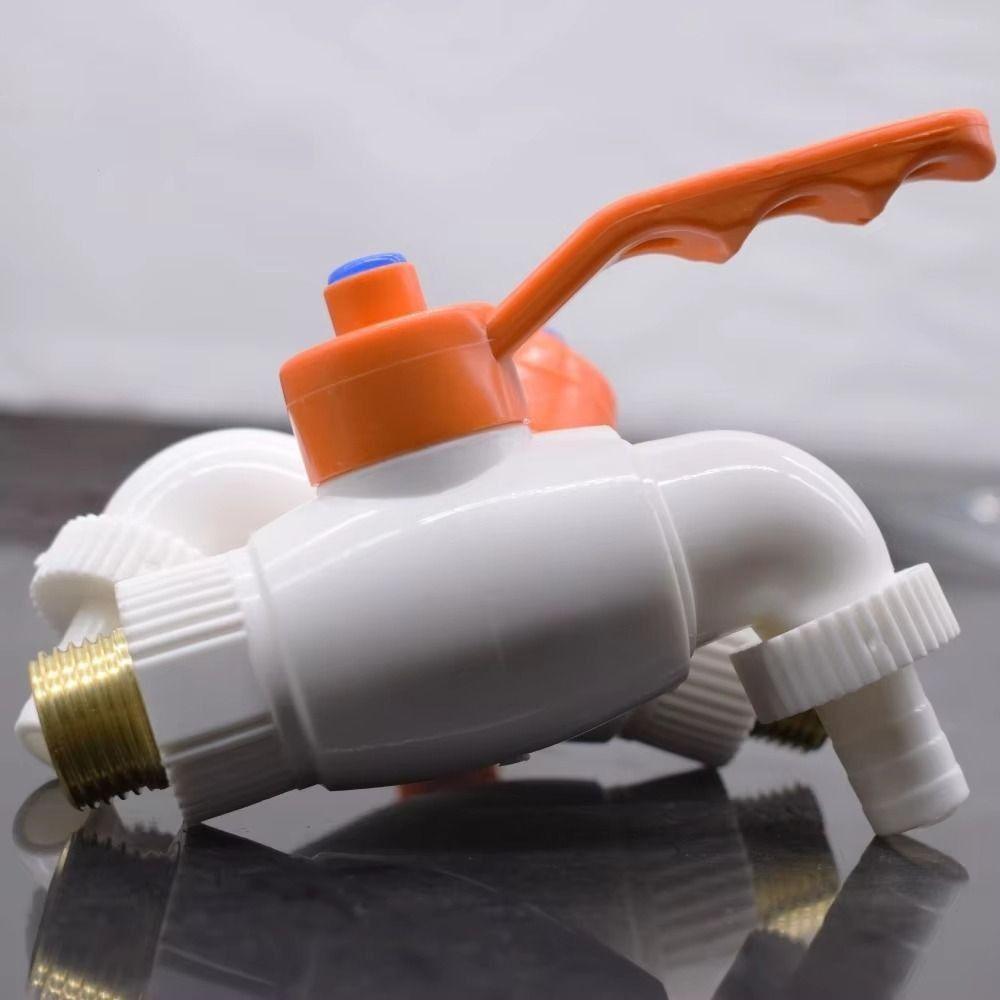 1Pcs 1/2" 20mm PPR Ball Valve Steel Core Plastic Quick Connector Direct Insertion Type Kitchen Faucet Water Pipe Fittings