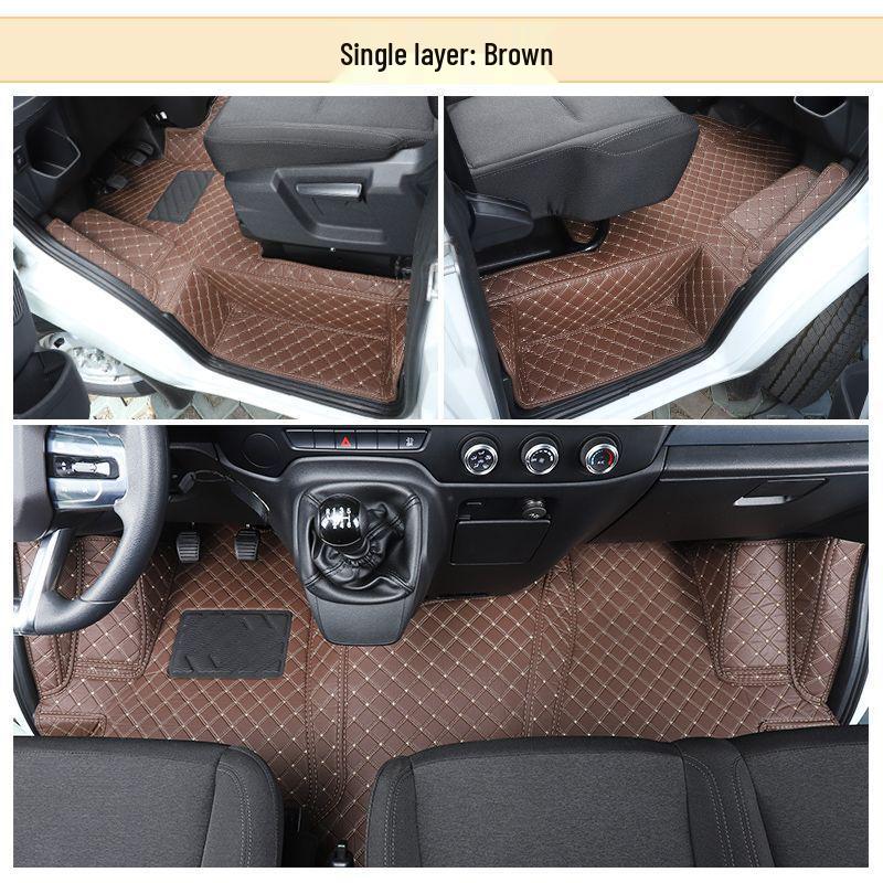 JMC Shunda Front Row Silk Coil Wear-Resistant Floor Mats for Electric Vehicles JMC Shunda Front Row Two-Seater
