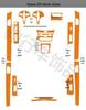 Saab X25 & Changhe Q25 Interior Carbon Fiber Gear Shift Decoration Film