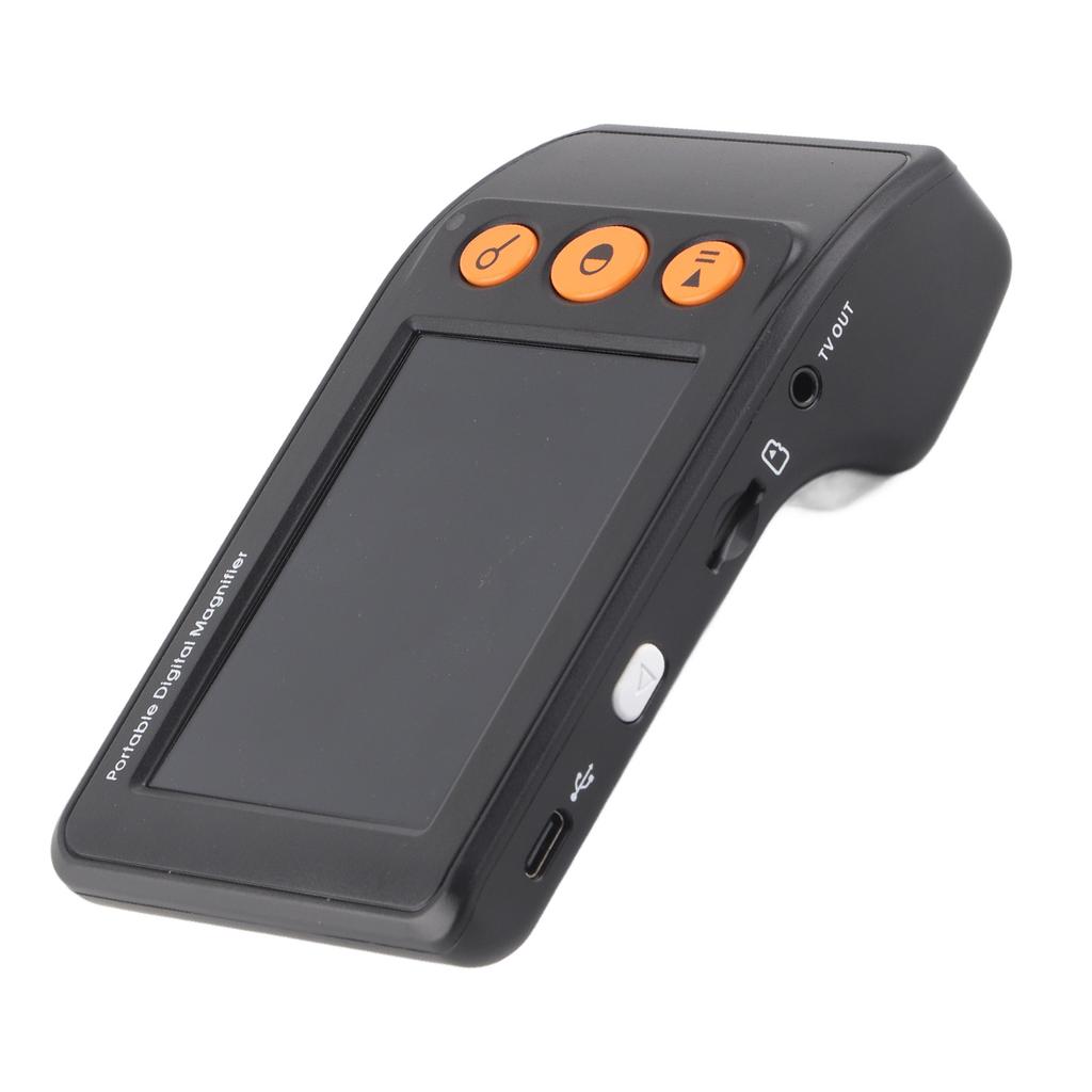 3,5 Zoll Tragbarer Video-Digitallupe 2X-25X Zoom Elektronische Lesehilfe mit 8 Farbmodi für geringe