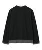 MILLO ARCHIVE Skin Layered Henley Neck T-Shirt [Black]