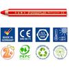 Staedtler Colored Pencils, Blue, 6 Pcs, Norris Junior Watercolor Pencils, Thick Shaft, 140-3*6