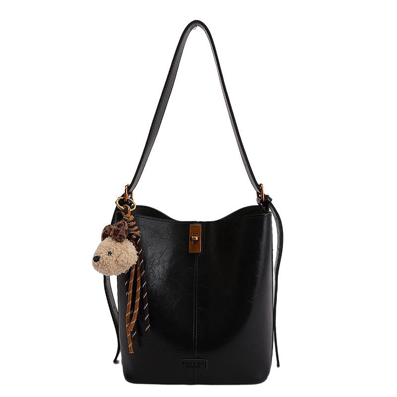 Large-capacity Underarm Bag, Simple Bucket-style Bag, High Appearance Level, Commuter Single-shoulder Crossbody Bag
