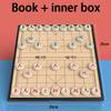 Großes chinesisches Schachspiel Tragbares magnetisches und klebendes Brett Strategie-Spiel-Set zum Lehren Lernen Partys Zuhause