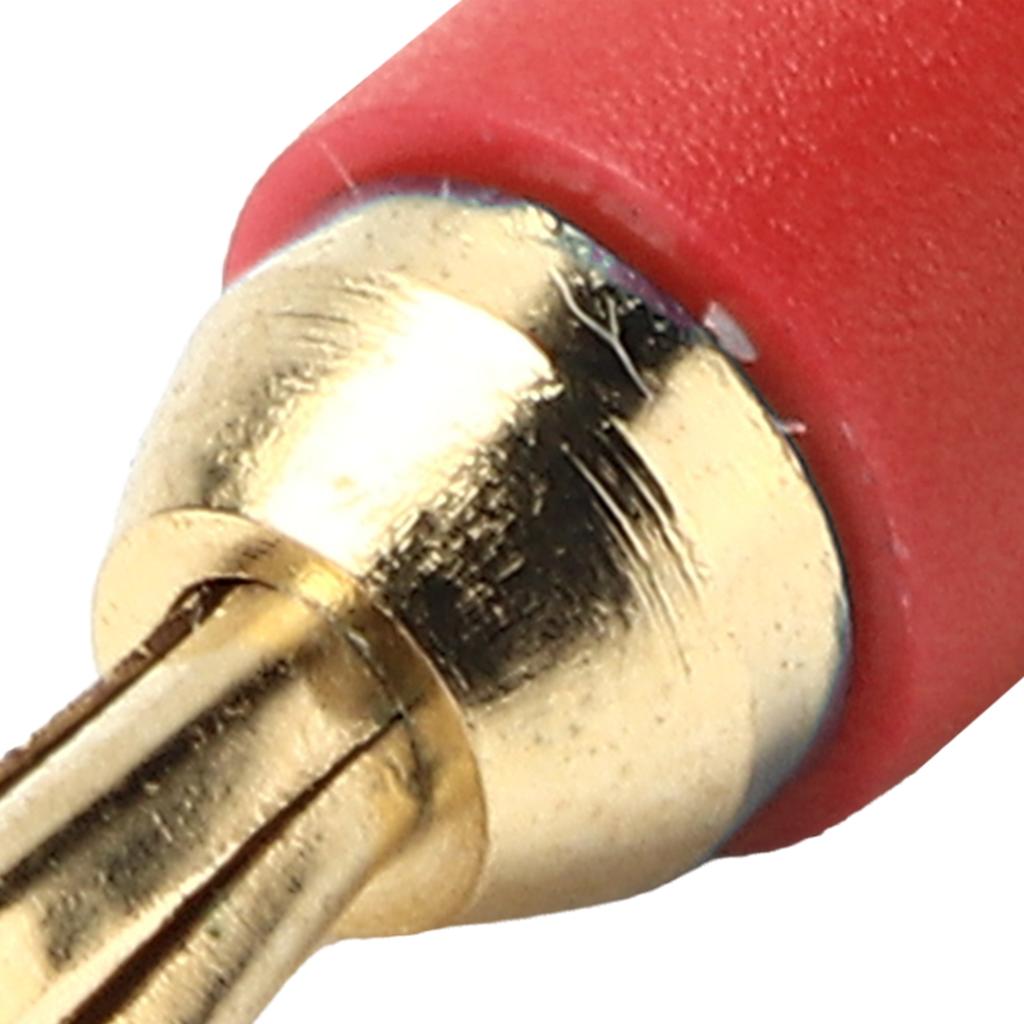 10Pcs Banana Plug 2.5mm Gold Plated Brass Solder Type Male Connector Accessory Set Kit