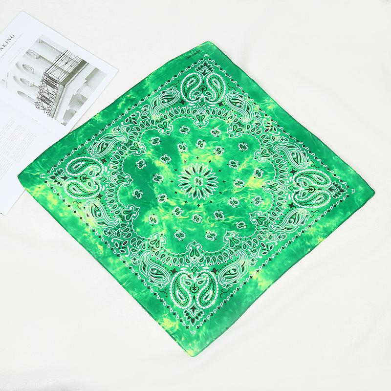 New Tie-dye Paisley Cotton Headband & Scarf: Sporty Outdoor Cycling & Hip Hop Accessory