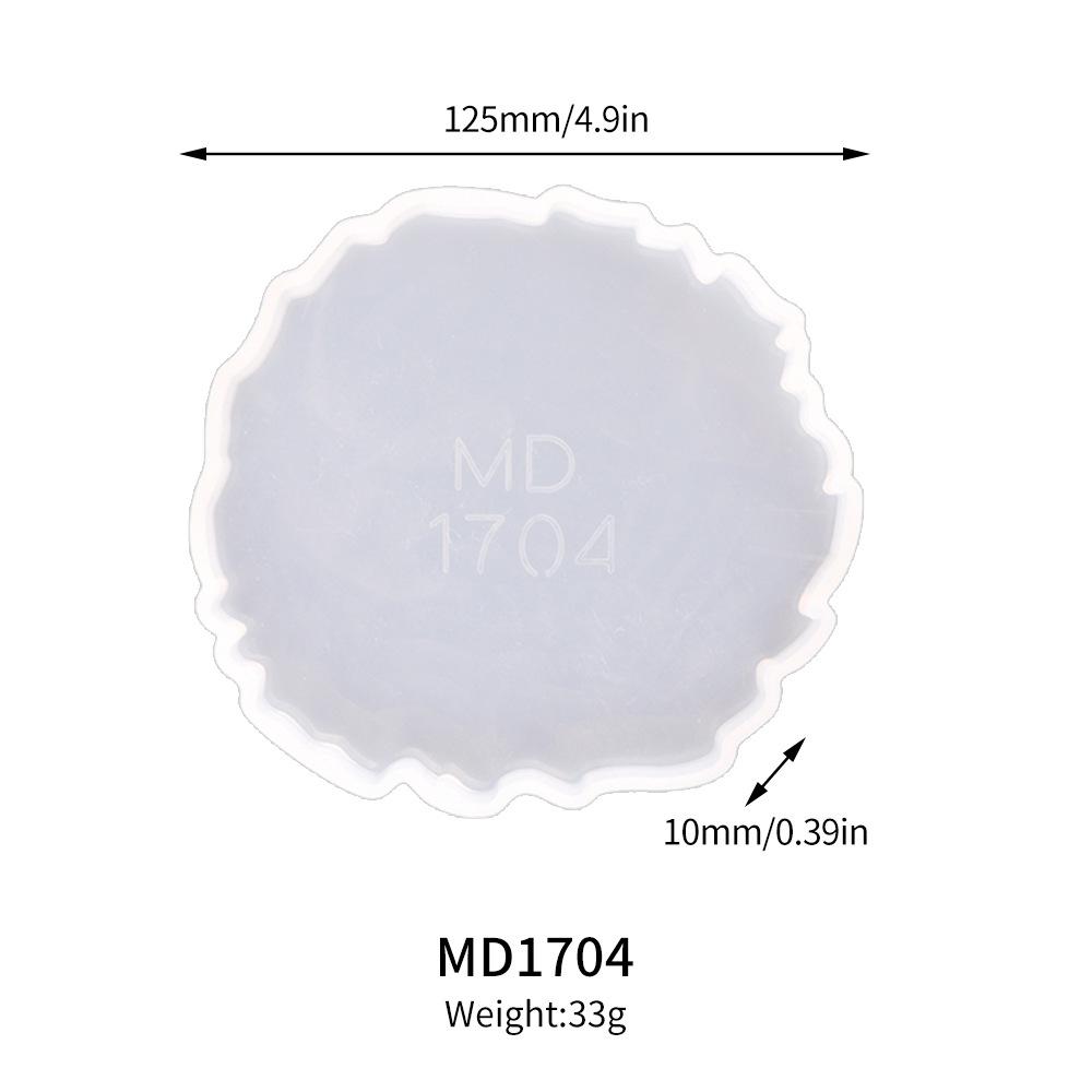 Cloud Wave Silicone Resin Coaster Mold