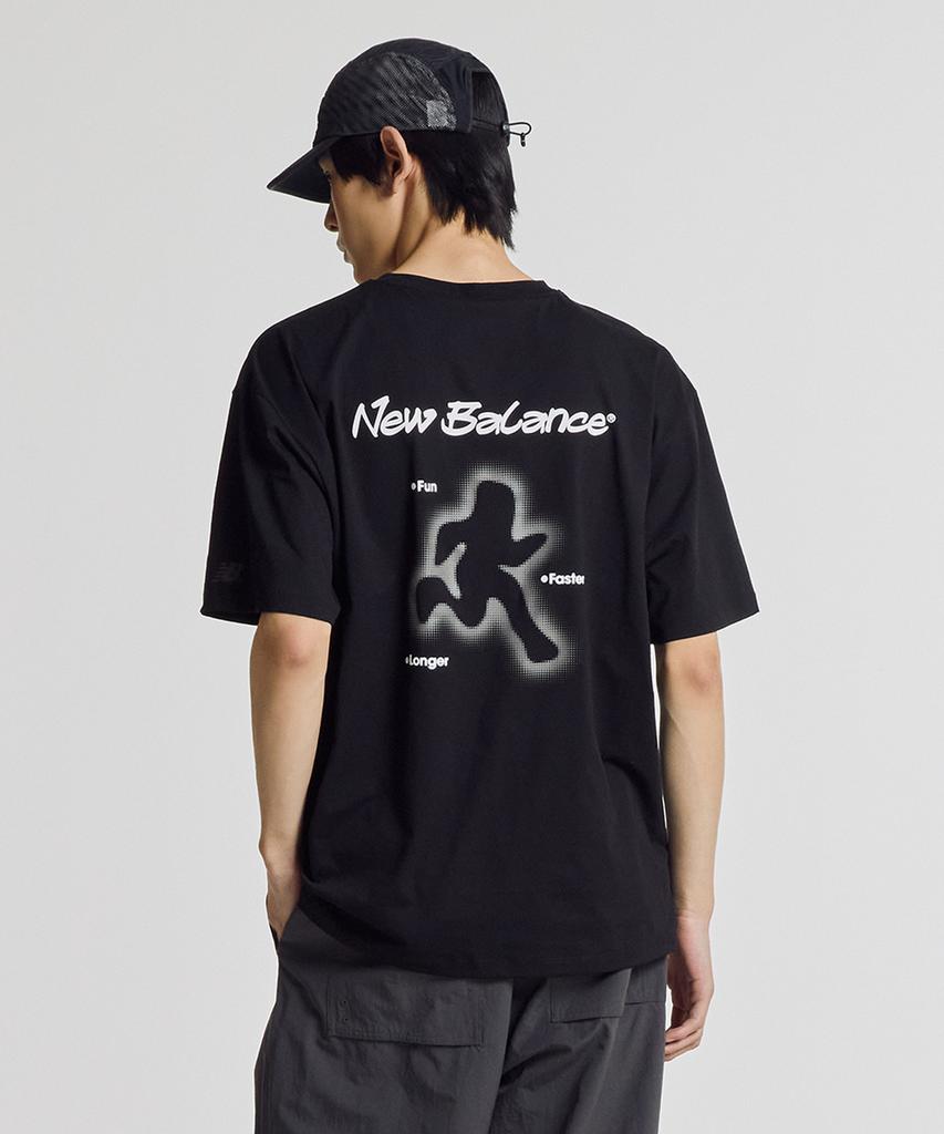 Nyuballanseu Nbneg25403 / Uni Rc Frozen Runners Short Sleeve Tee (Black)