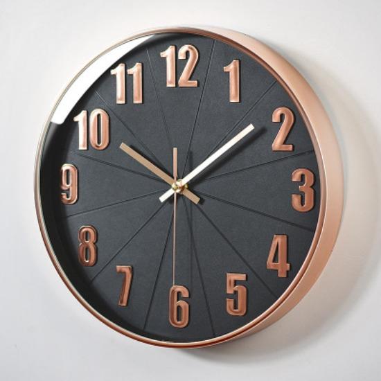 

Пластиковий Безшумний Настінний Годинник, Креативний та Модний Тривимірний Настінний Годинник з Цифровою Шкалою для Вітальні, Годинник 12 Дюймів 30 СМ