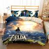 Bandai The Legend of Zelda Wild Breath Anime Bedding Set Sheet Children Room Bed Sheet Pillow Case Bedding Set Queen Bedding