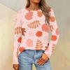 Women's Loose Casual Casual Long Sleeve Round Neck Collar Solid Color T-Shirt Top