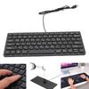 Wired Korean Keyboard 78 Keys Spill Proof USB Plug and Play Slim Lightweight Keyboard for PC Laptop