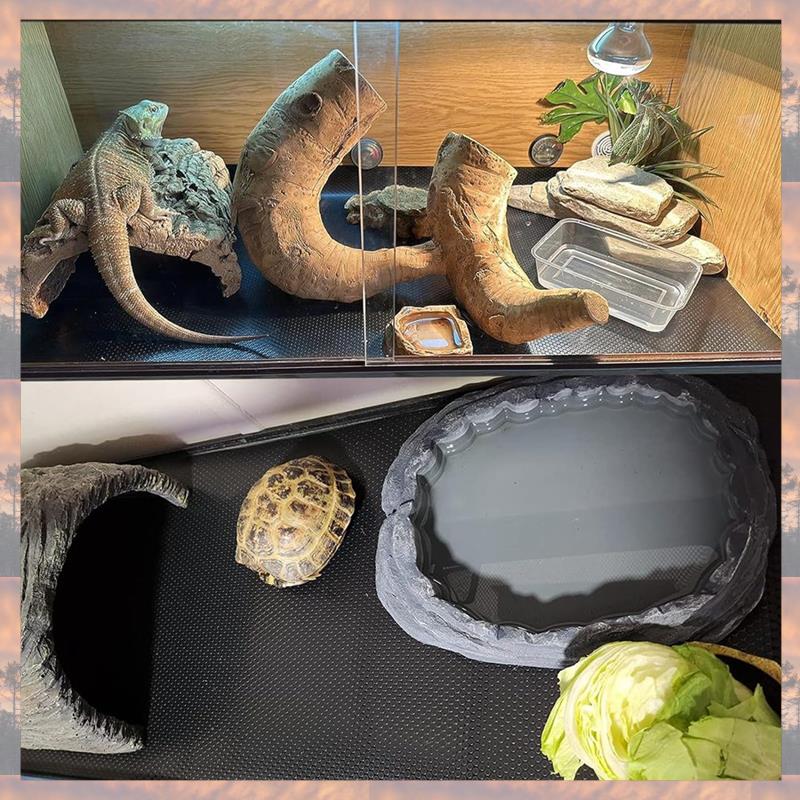 2025 Trend Reptile Mat,Reptile Terrarium Substrate Liner For Leopard Gecko, Lizard,Snake,Tortoise,Reptile Flooring