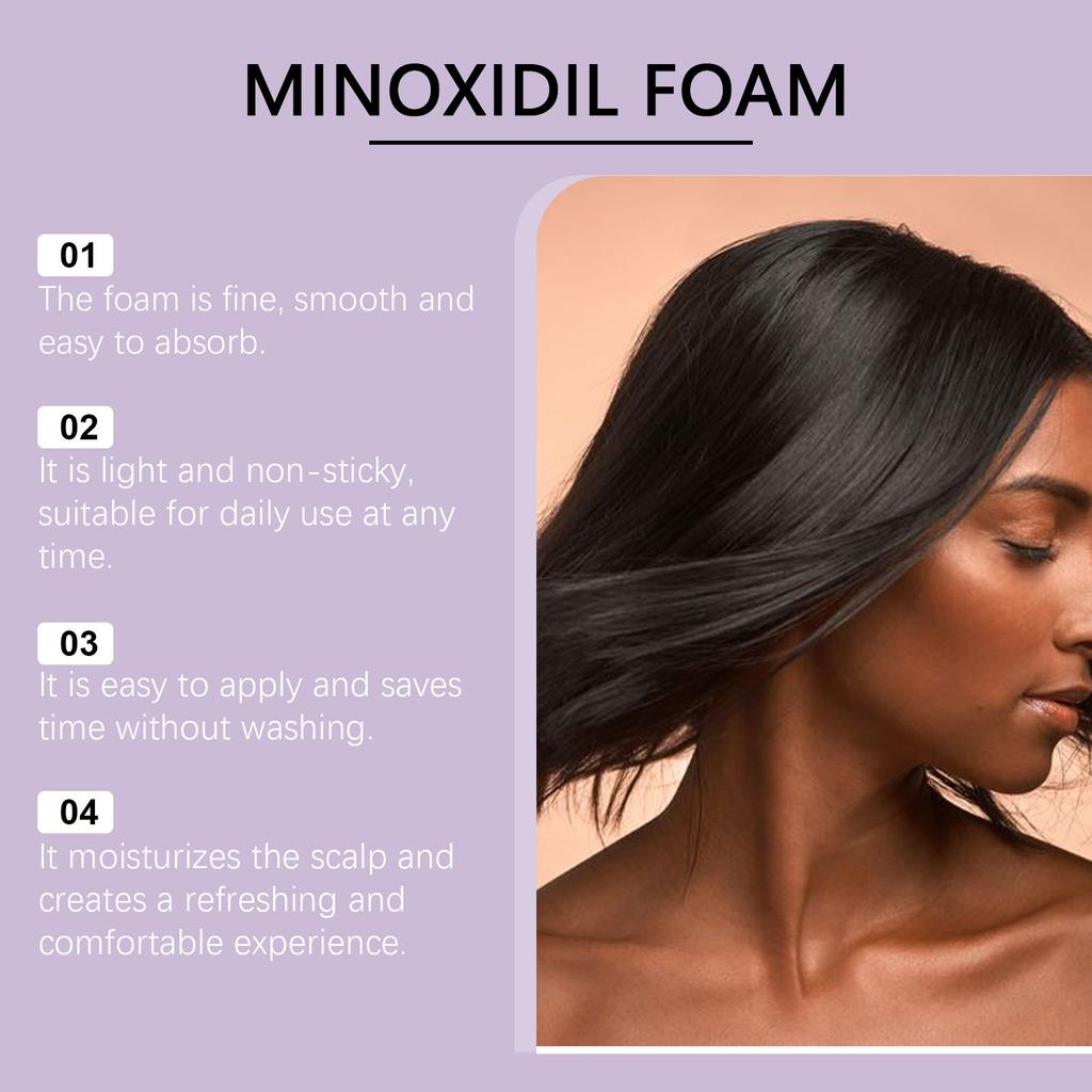 HOEGOA Women's Leave-in Hair Mousse, Foam Care, Smooth, Smooth, Moisturizing, Styling, Long-lasting Volumum, 150ml