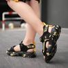 Children's Sandals Summer Kids Boys Casual Shoes Breathable Mesh Velcro Casual Boys Sandals Kids Boys Sneakers