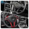 Real Soft Carbon Fiber Car Steering Wheel Button Panel Trim Sticker For Mercedes Benz SLK R172 2011 2012 2013 2014 2015 2016