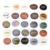 25Pcs Rune Stones Natural Crystal Divination Supplies with Engraved Lettering for Meditation