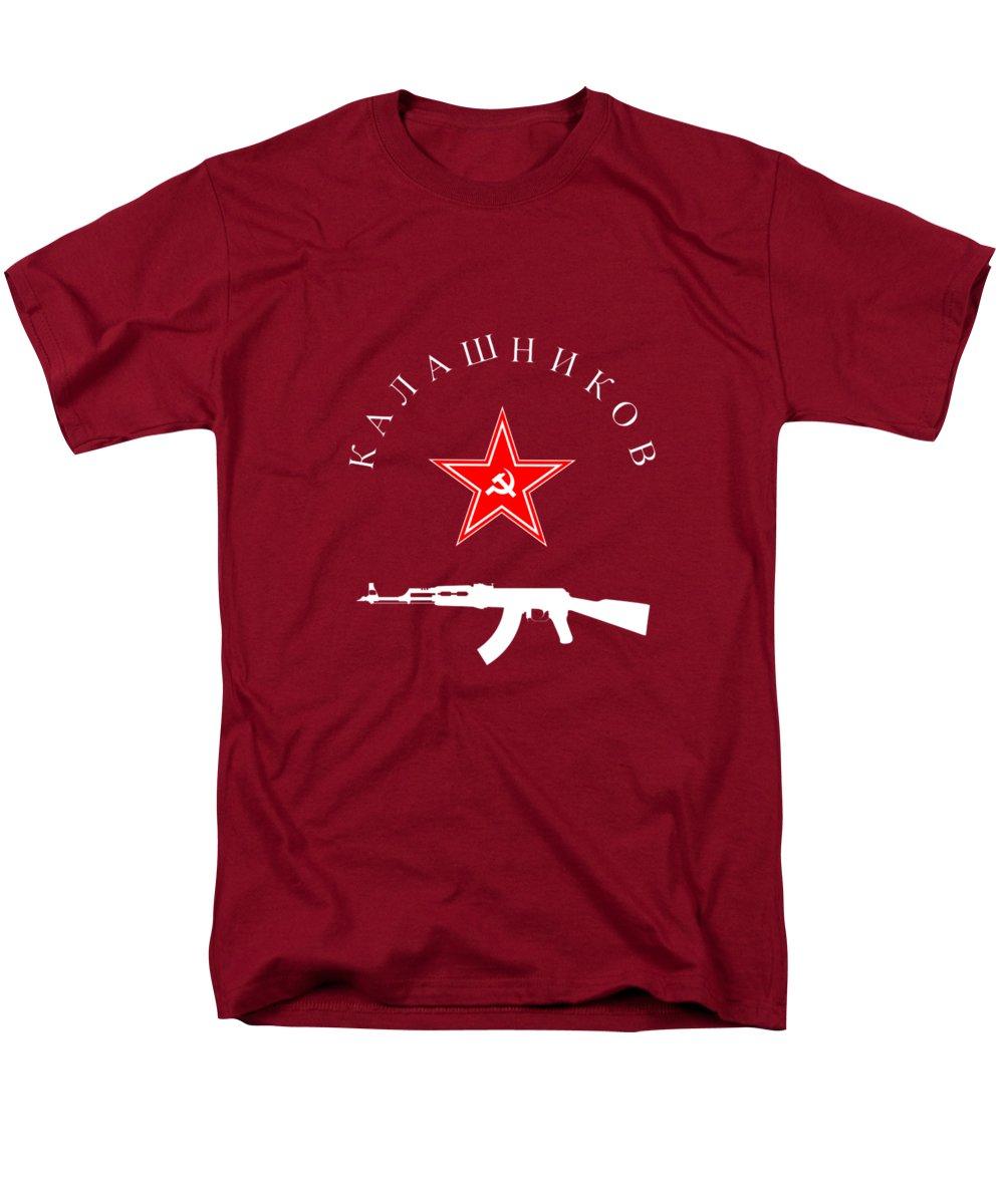 

Мужчины Премиум Хлопок советский Калашников ак Печать Тис Смешные Harajuku Стиль расчесанный хлопок футболку