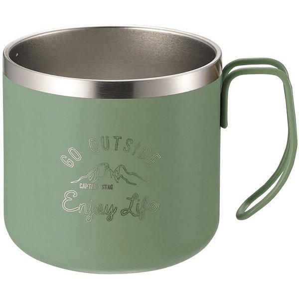 

Captain Stag Captain Stag Ue 3556 [monte Double Stainless Mug Cup 350 Vintage Green ]