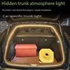 Flexible LED Ambient Light Strip 5m DC12V for Tesla Model Y 3 S After Trunk Frunk Silicone Interior Car Decorative Lamp DIY Lamp