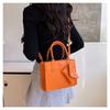 Simple Contrast Color Casual Commuting Large Capacity Fashion Design Crossbody Handbag Small Square Bag For Women