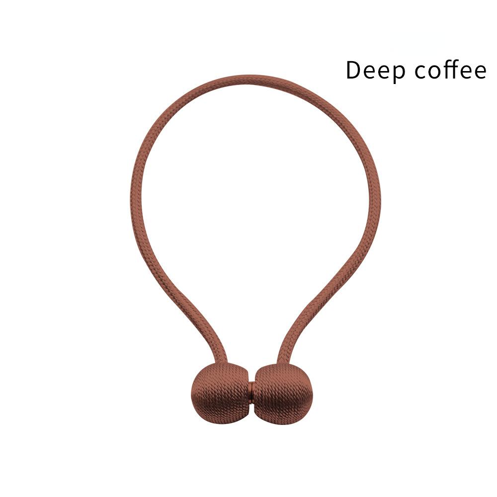 1Pc Magnetic Curtain Tieback High Quality Holder Hook Buckle Clip Curtain Tieback Polyester Decorative Home Accessorie WBL