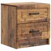 Nightstand Reclaimed Wood Look 43 X 34.5 X 44.5 Cm Engineered Wood