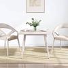 VidaXL Table Top White 80x80x2.5 Cm Solid Pine Wood 824391