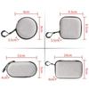 Small Earphone Storage Bags Hard Shell Data Cable Organizer Bag Mini Tech Gadgets Portable Case Charger U Disk Zipper Pouch
