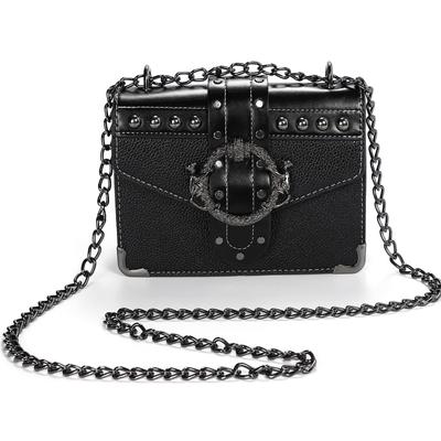 Harujio Τσάντα Ώμου Punk Crossbody Street Μίνι Τσάντα Ώμου Ασθενικά Χαριτωμένη Γυναικεία Τσάντα, Rock, Τσάντα, Gothic, Μαύρο, Στυλ, Μαζικής Παραγωγής Τσάντα, Σκοτεινό, Μαζικής Παραγωγής,