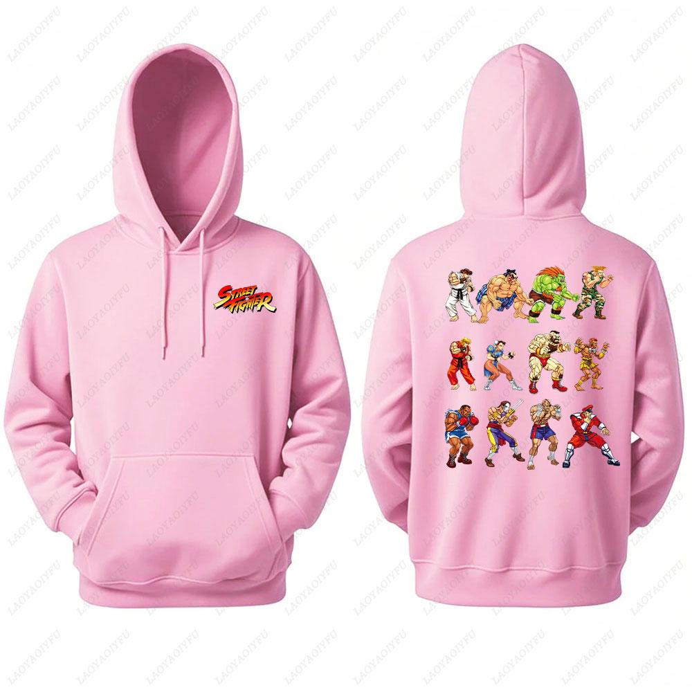 2025 Ryu Street Fighter Essential Hoodie Men's Sweatshirt Crazy Long Sleeve Autumn Loose Hipster Ropa Hombre Clothes Man Hoodie