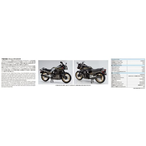 Aoshima Bunka Kyozai (AOSHIMA) 1/12 Scale The Bike Series No. 6 Kawasaki ZX900R GPz900R Ninja 2002 Plastic Model