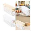 Automatic Rolling Egg Holder Dispenser Double Layer Reusable Organizer with Lid for