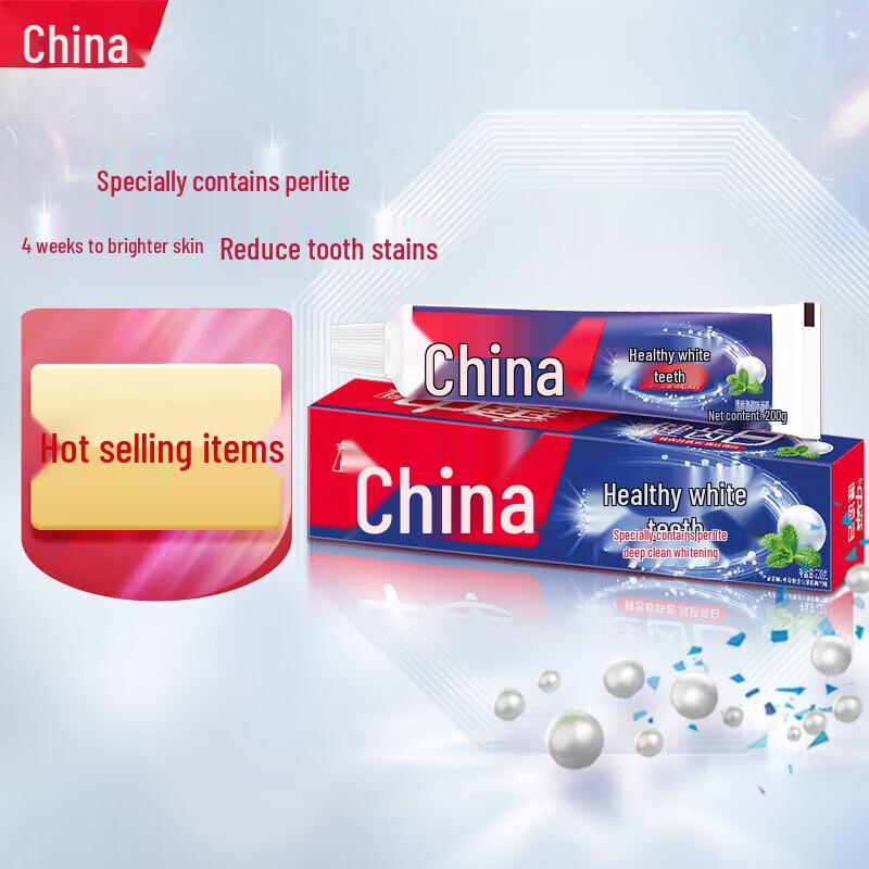 Zhonghua Healthy White Baking Soda Mint Toothpaste 200g x 6-Pack