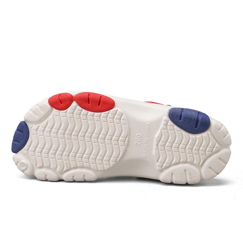 Men's Summer Outdoor Thick Sole Height-Boosting Closed Toe Breathable Non-Slip Beach Sandals