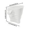 Flour Funnel For Stand Mixer Flour Sugar Pouring Funnel Stand Mixer Attachment For Oil Jam Egg Liquid Water Canning Cooking