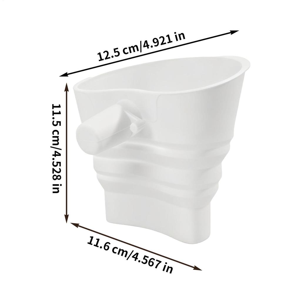 Flour Funnel For Stand Mixer Flour Sugar Pouring Funnel Stand Mixer Attachment For Oil Jam Egg Liquid Water Canning Cooking