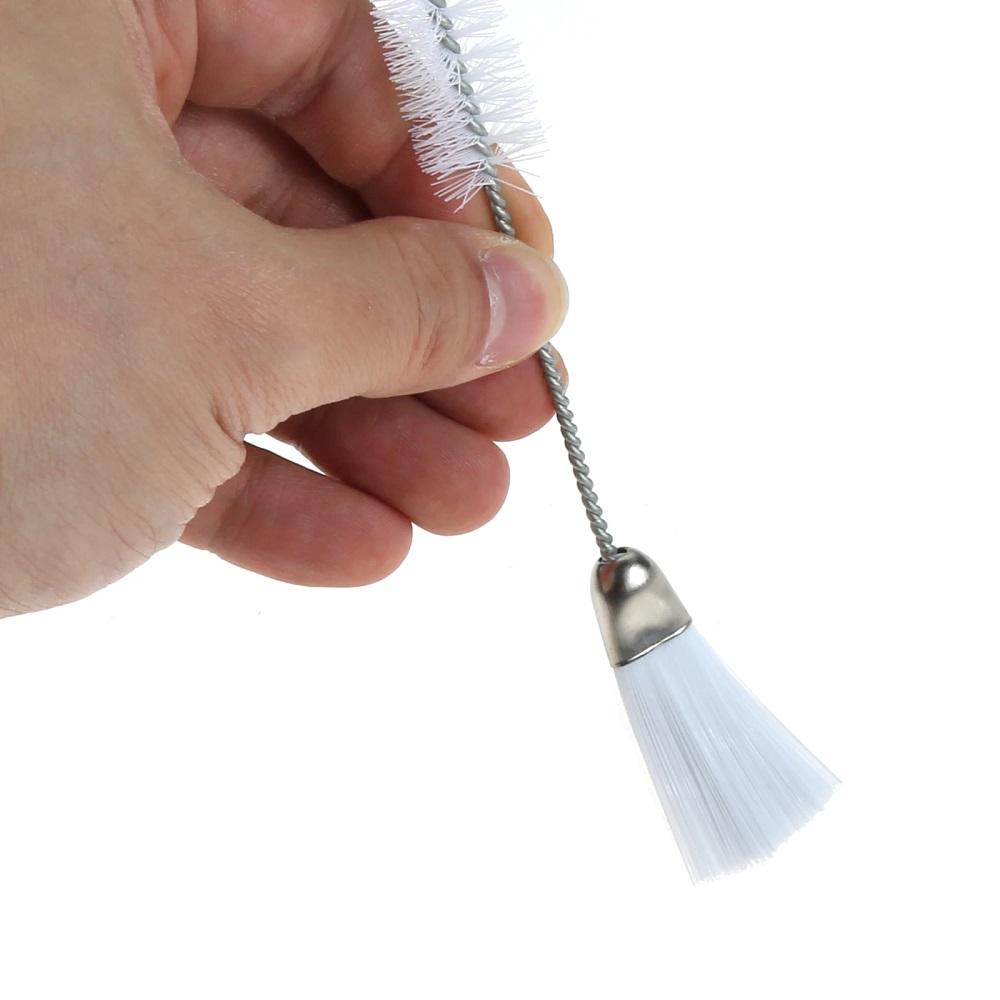 6 uds./juego Kit de Herramientas de Limpieza y Reparación para Máquinas de Coser Destornilladores Cortos de Cabeza Plana y Phillips Cepillo de Doble Cara Manual Portátil para Mantenimiento