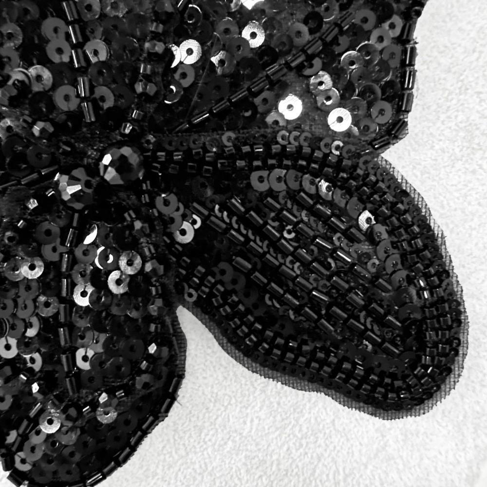 Lace Sequin Studded Clothing Corsage Three-dimensional Flower 3D Flower Patch Cloth