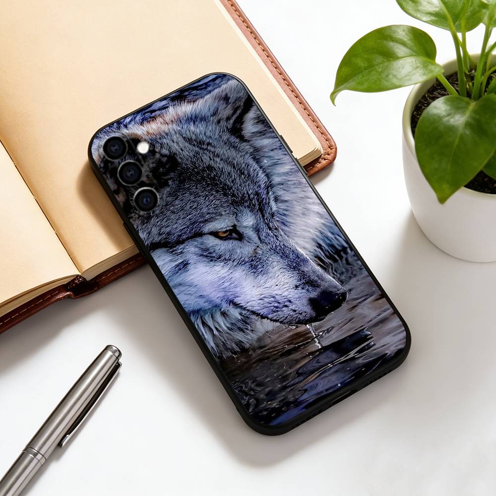 

Forest Wolf Phone Case For Samsung Galaxy A73,A72,A71,A70,A53,A52,A51,Others Soft Black Cover Samsung a41