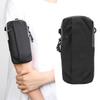 Running Phone Armband Holder Water Proof PU Adjustable Strap Casual Phone Holder Arm Band Black