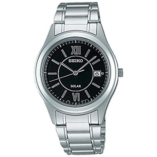Seiko Wristwatch Spirit Mens Black SBPN061