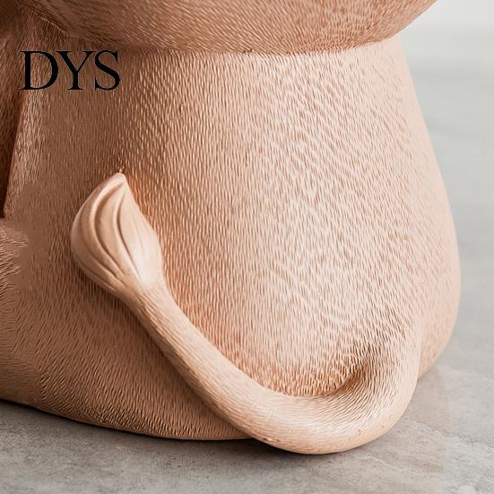 Lovely Money Box Eco-friendly Water-resistant Resin Home Figurines Piggy Bank for