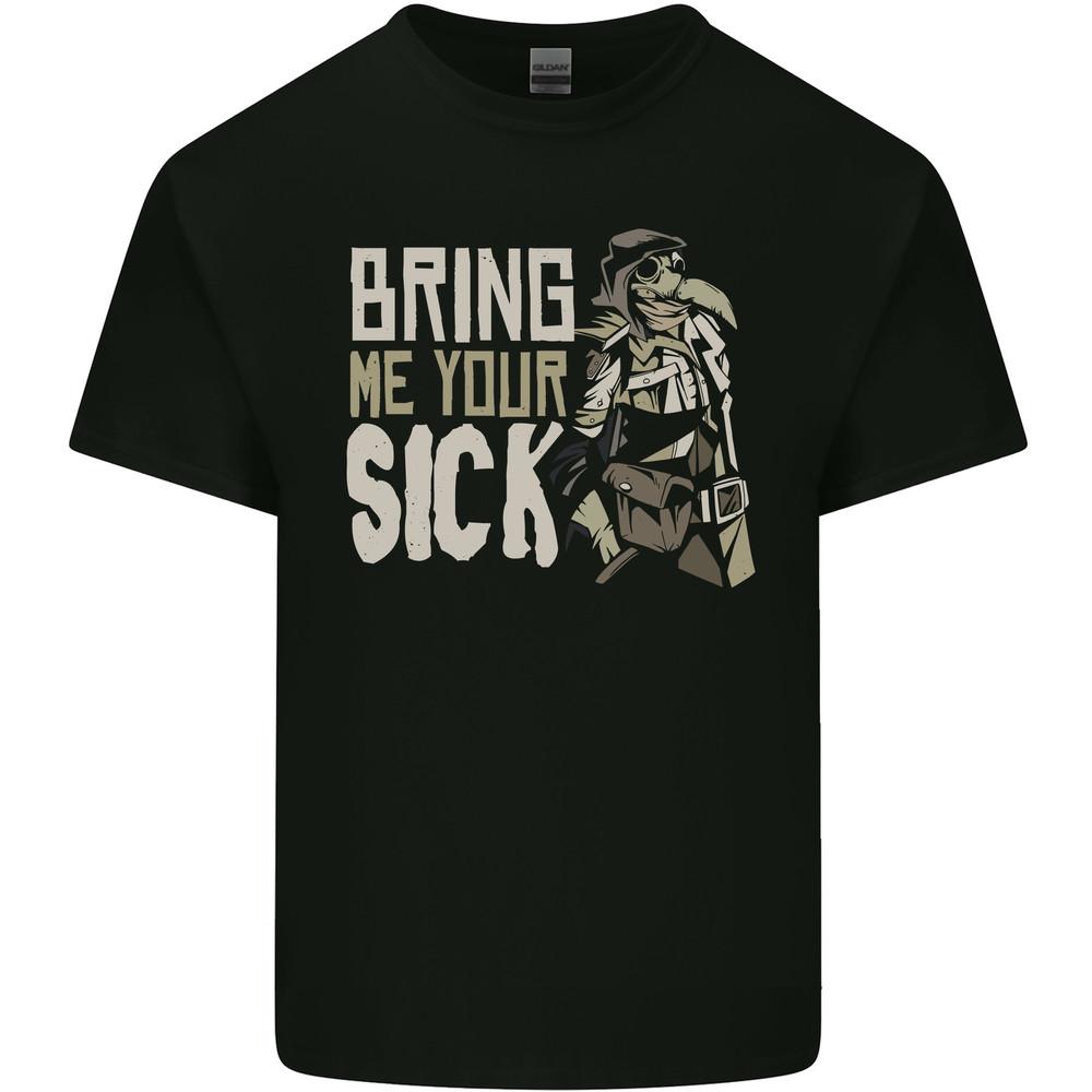 Bring Me Your Sick Plague Doctor Mens Light Cotton T-Shirt Unisex T-Shirt L